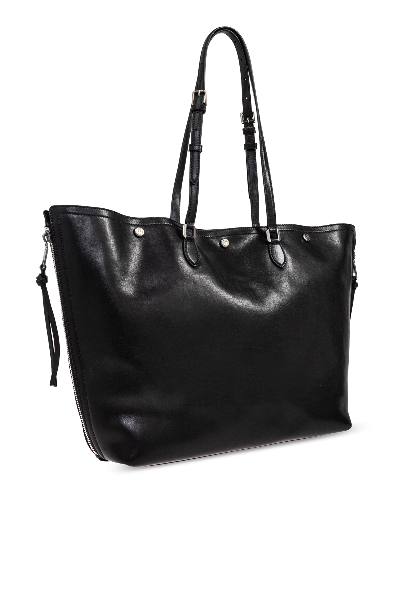 DOLCE & GABBANA 黒レザートートバッグ Dolce & Gabbana DG Logo トートバッグ | ブラック | FARFETCH JP